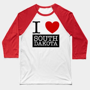 I Love South Dakota Baseball T-Shirt